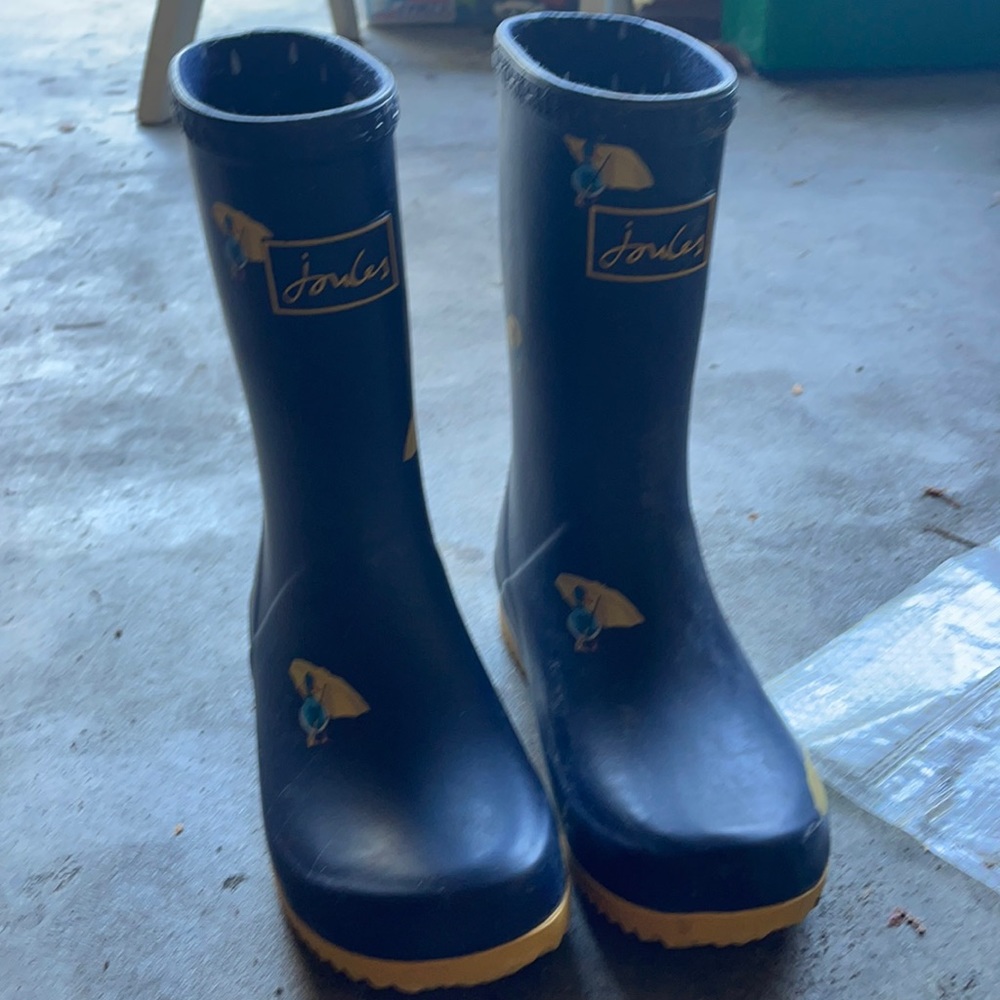 Joules Duck and Umbrella Rain Boots